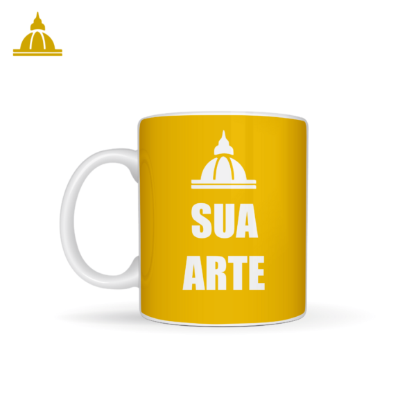 Caneca Cerâmica Branca 325ml Personalizada