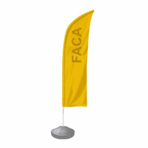 Windbanner Modelo Faca Tamanho P