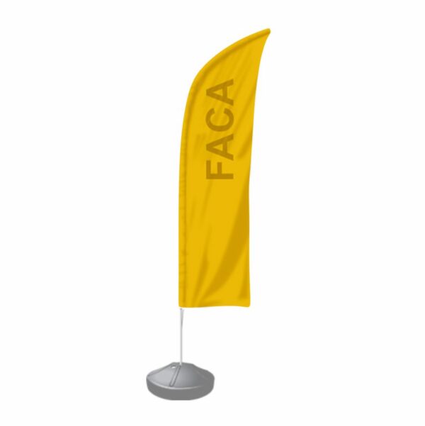 Windbanner Modelo Faca Tamanho P