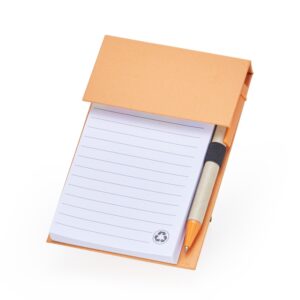 BLOCO DE ANOTAÇÕES COM AUTOADESIVOS E CANETA