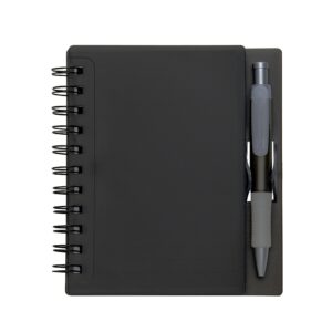 CADERNO PLÁSTICO COM CANETA CADERNO PLÁSTICO COM CANETA