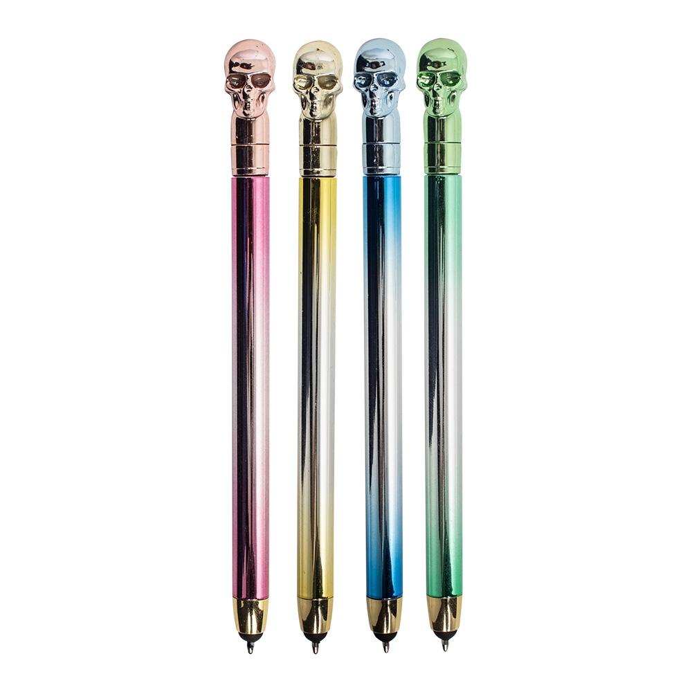 CANETA PLÁSTICA CAVEIRA