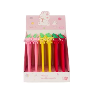 CANETA PLÁSTICA GEL FRUTAS