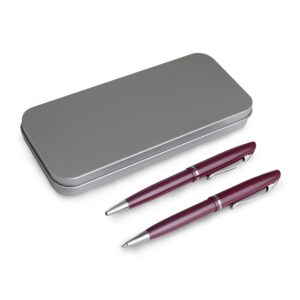CONJUNTO CANETA E LAPISEIRA METAL