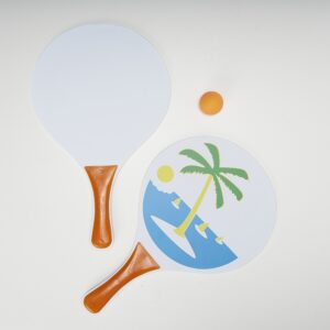 KIT FRESCOBOL 2 RAQUETES E 1 BOLINHA