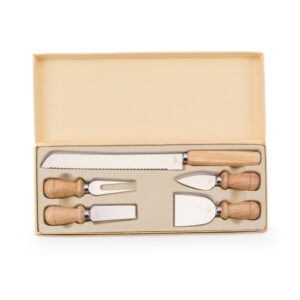 KIT TALHERES P/ QUEIJO C/ 5 PEÇAS