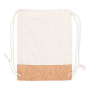 SACOCHILA DE LONA E CORTIÇA