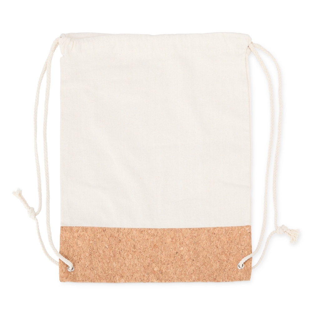 SACOCHILA DE LONA E CORTIÇA