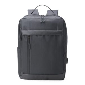 MOCHILA DE NYLON COM DET. EM COURO SINT.