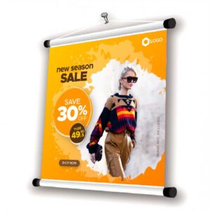 Banner em Lona 4×0 Tamanho 600X900MM