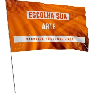 Bandeira Personalizada em Oxford tamanho 2000x500mm