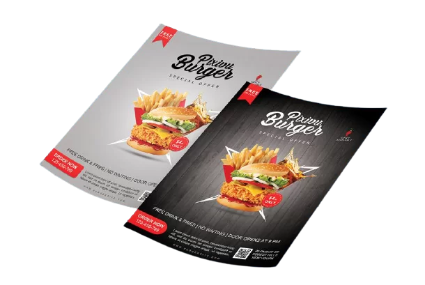 Panfleto em Couche 90g 70X100MM 1000 unidades