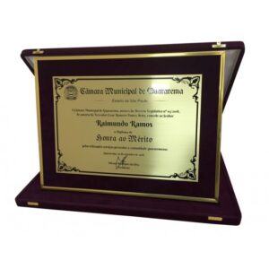 Placa de Homenagem Personalizada Placa de Homenagem Personalizada