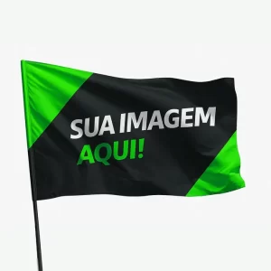 Bandeira Personalizada em Oxford tamanho 1000x500mm