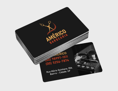 Cartão de Visita Couchê 250g 91x51mm 4x4 500 unidades - Linha 2026