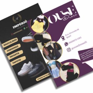 Panfleto em Couche 90g 100X140MM 1000 unidades