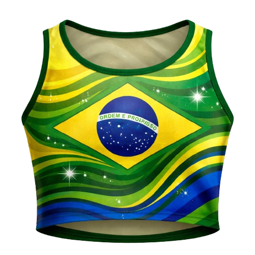 Cropped Personalizada Promocional Copa 2026