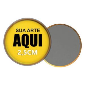 Botton Magnético Personalizado para Geladeira 35mm – 50 unidades