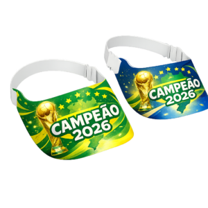 Viseira Couche 250g Brasil Personalizada Promocional Copa 2026