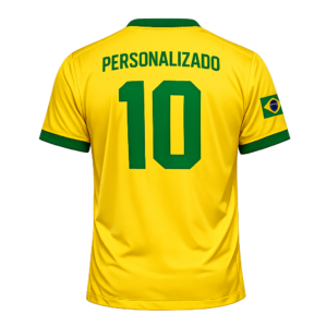 Camiseta Personalizada COPA Tradicional Manga Curta Amarela Camiseta Personalizada COPA Tradicional Manga Curta Amarela
