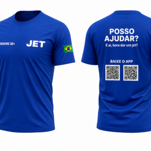 Kit c/5 Camiseta Promoter Manga Curta S/ Ref e Nome Personalizado